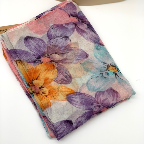 Floral Scarf - Picture 7 of 7